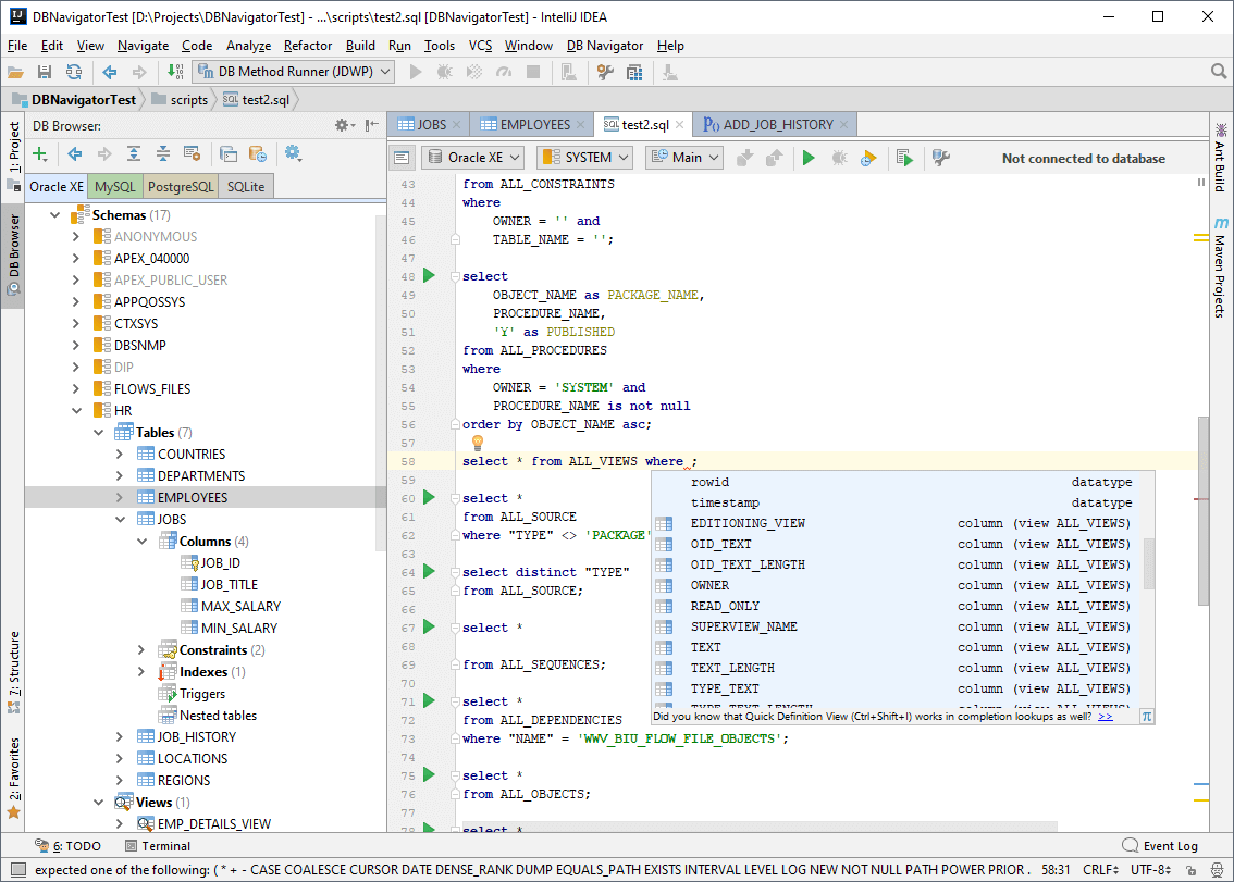 Database Navigator - IntelliJ Productivity Plugin