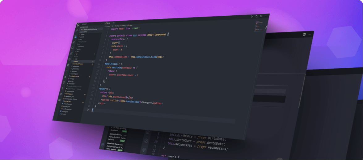 VSCode themes: Cải thiện ngoại hình của Visual Studio Code bằng cách tùy chỉnh giao diện với các chủ đề VSCode phong phú và đẹp mắt. Hãy xem hình ảnh liên quan để tìm hiểu thêm về các chủ đề VSCode phổ biến và cách áp dụng chúng vào trình soạn thảo của bạn.
