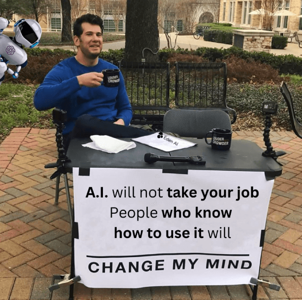 AI will not take your job
